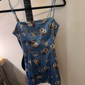ariztia Floral Blue Dress